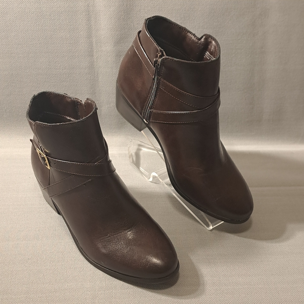 Karen Scott Women's Ankle Boots Brown Size‎ 8M